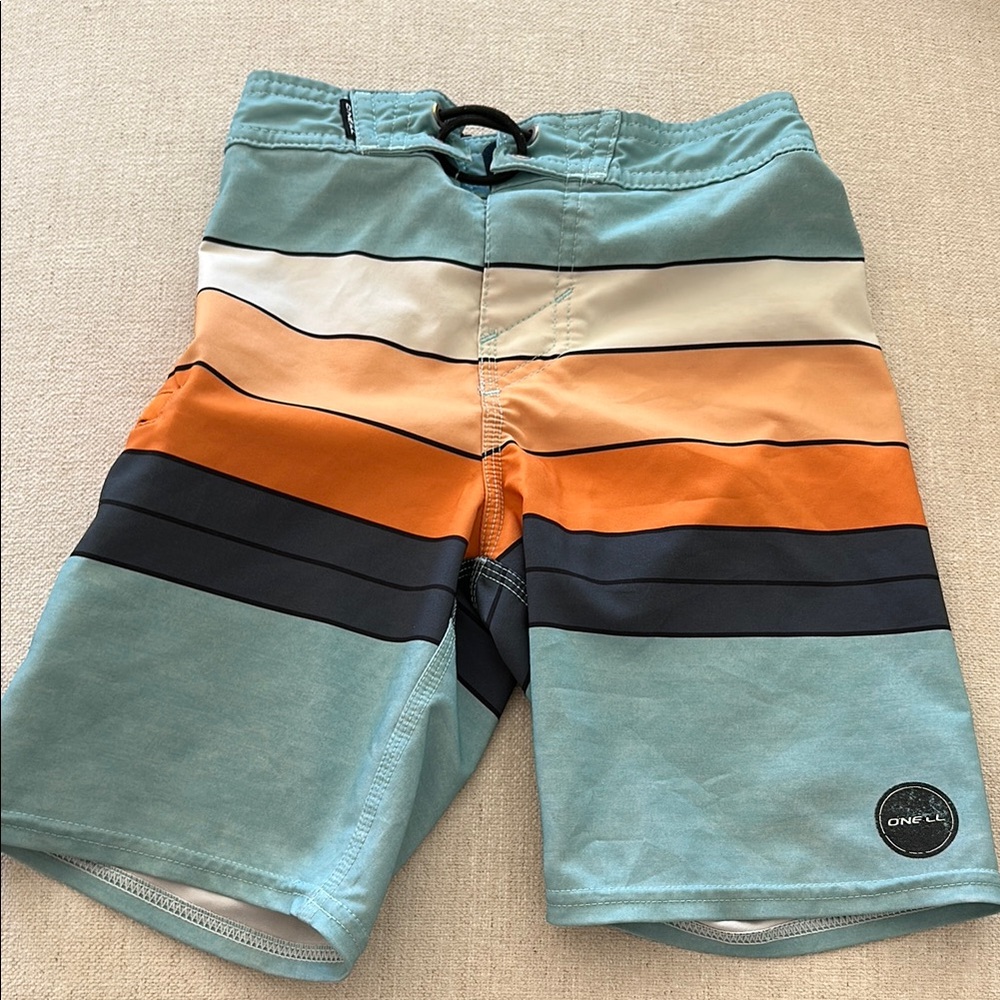 O'Neill Blue and Orange Board Shorts Swimwear